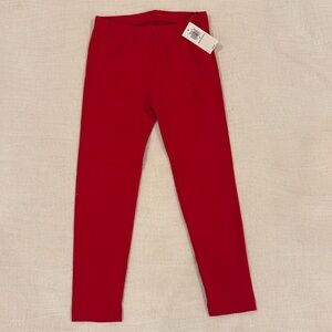 Red leggings toddler girl size 4T Never Worn. New with tags.